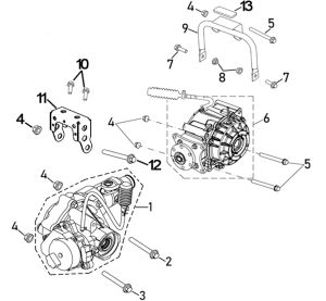 FRONT AND REAR GEAR-BOX