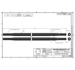 Tie Rod KIT, Used on A-Arms Honda TRX450R 2004-05, TRX450R 2006-09, TRX700XX 2008-09