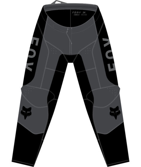 FOX 180 Nitro Pant - Extd Sizes - 34, Black/Grey MX24