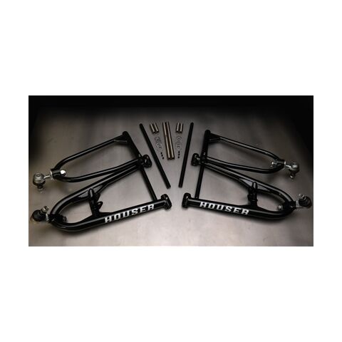 Houser A-Arms Yamaha YFZ450 06-13/Raptor 700 2006-20 Regular Travel +2 (Black)