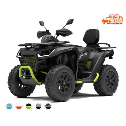 Segway Snarler AT6 L EPS Limited, T3b, Black/Yellow