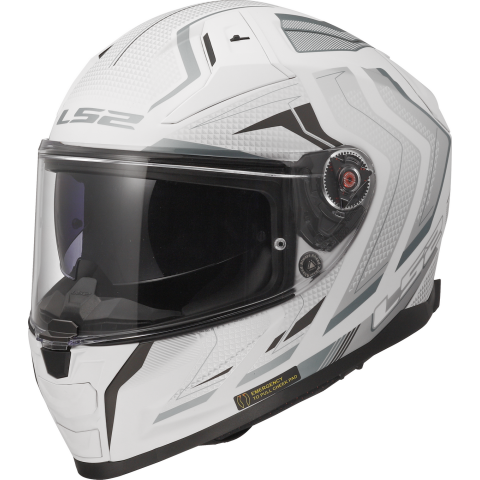 LS2 FF811 VECTOR II ALIZER M.WHITE SILVER-06 L