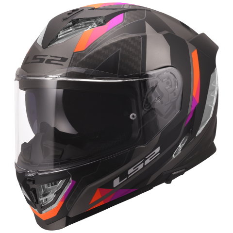 LS2 FF818 STORM III SPORTY GREY PURPLE XXL