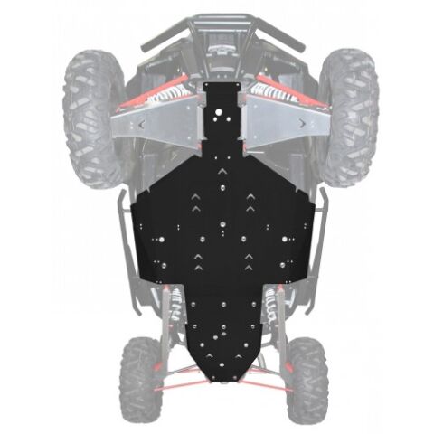XRW PROT.CENTRAL  PHD SKID PLATE - RZR Turbo 2017