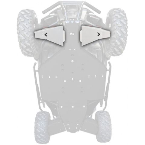 XRW FRONT A-ARM GUARDS ALU - POLARIS RZR TRAIL S 1000