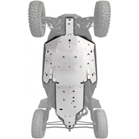 XRW SKID PLATES KIT ALU - POLARIS RZR PRO R