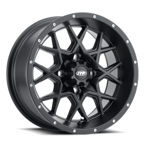 ITP HURRICANE 15x7 (5+2) 4/136 Matte Black
