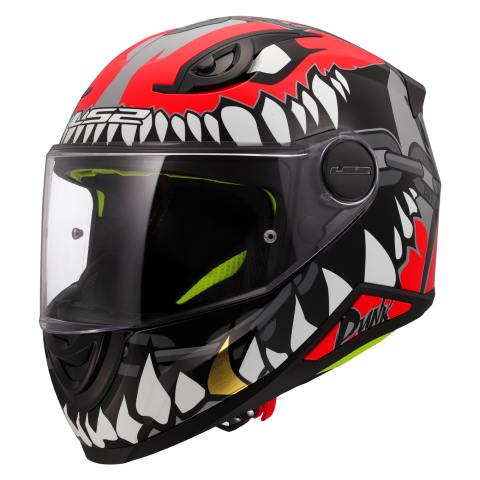 LS2 FF812 KID PUNK GREY RED S