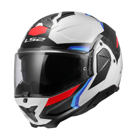LS2 FF910 ADVANT II TRIPLE WHITE BLUE RED