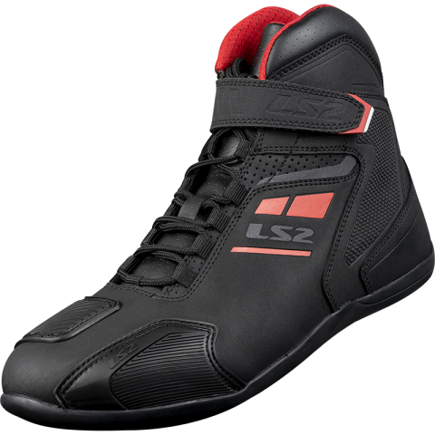 LS2 GARRA MAN BOOTS BLACK RED 41