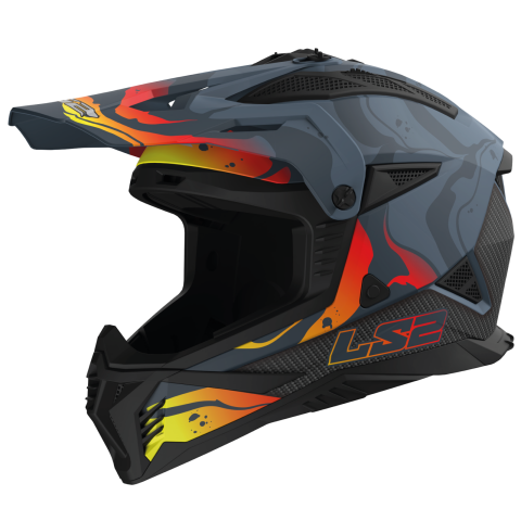LS2 MX708 FAST II WASH MATT DARK GREY-06 S