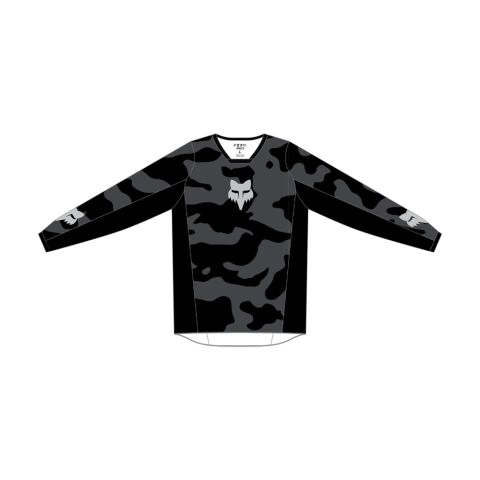 FOX 180 Bnkr Jersey - L, Black Camo MX24