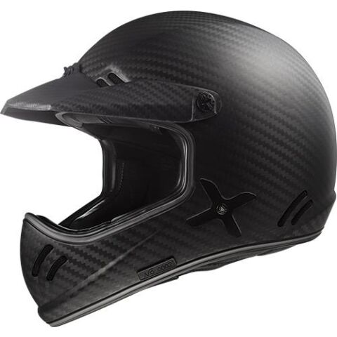 LS2 MX471 XTRA SINGLE MONO MATT CARBON XXL