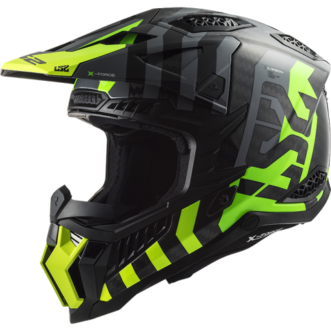 LS2 MX703 C X-FORCE BARRIER H-V YELLOW GREEN-06 S