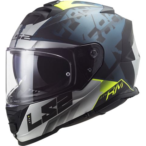 LS2 FF800 STORM SPRINTER M.BLACK SILVER COBALT XXL