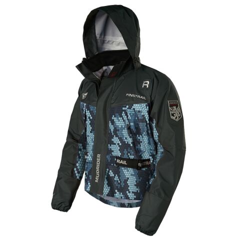 Finntrail Jacket Mudrider Camo Grey S