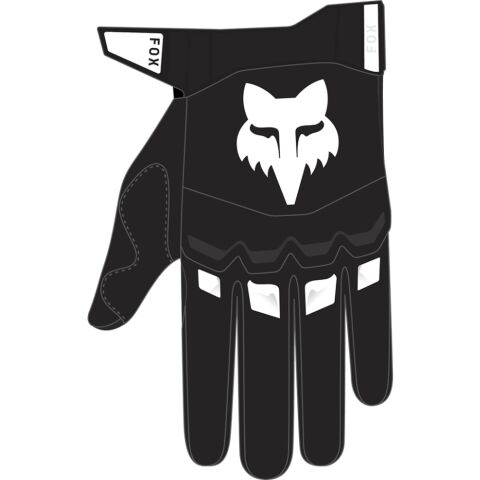 FOX Dirtpaw Glove - Black - 4X, Black/White MX24