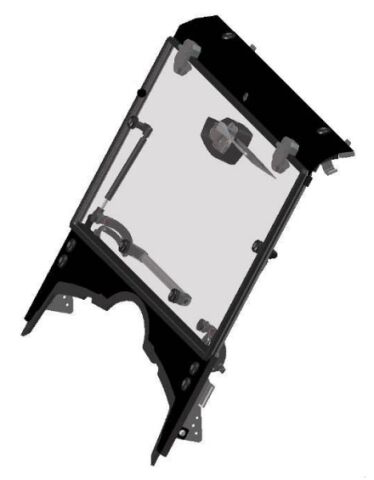 Fix windshield with wiper, washer KYMCO UXV 500i/700i