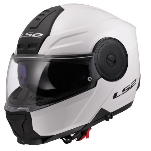 LS2 FF902 SCOPE II SOLID GLOSS WHITE-06 XS