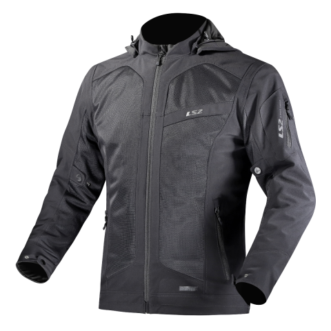 LS2 BOLTON AIR LADY JACKET BLACK