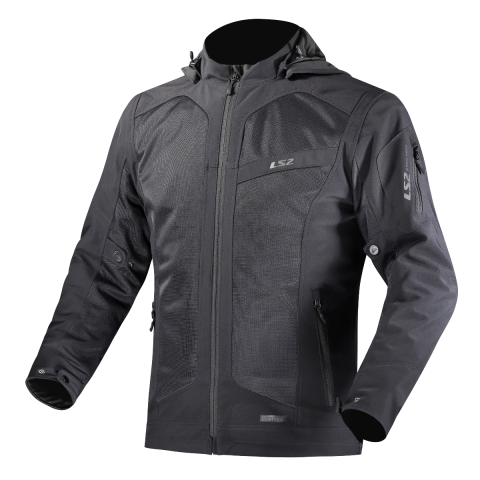 LS2 BOLTON AIR MAN JACKET BLACK