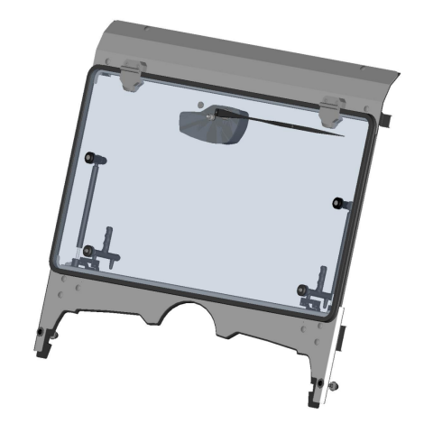 Windshield with wiper/washer for Goes UTV 700 / Loncin U-wolf 700