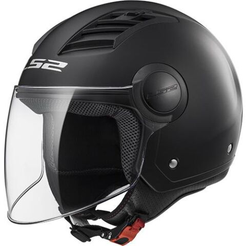 LS2 OF562 AIRFLOW MATT BLACK LONG S