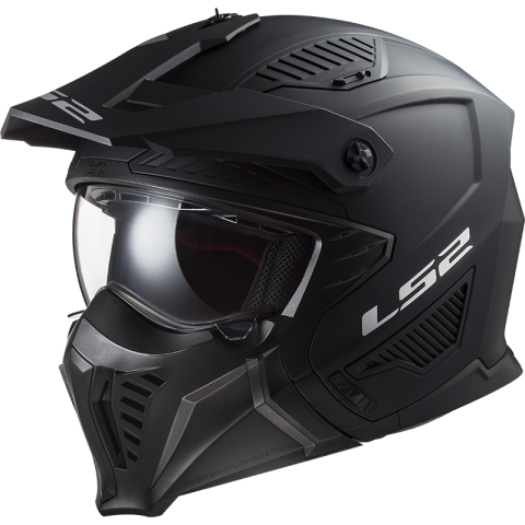 LS2 OF606 DRIFTER SOLID MATT BLACK-06 XL