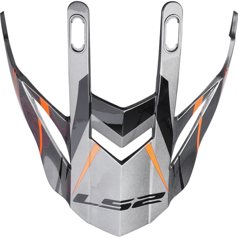 LS2 MX436 EVO PEAK KNIGHT TITANIUM ORANGE