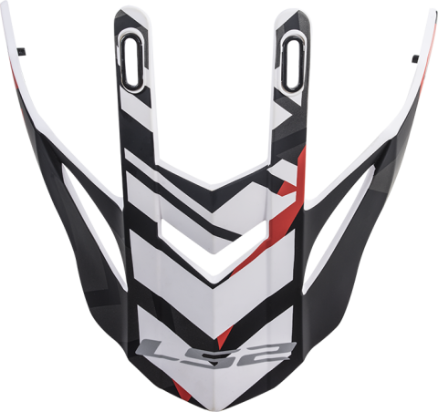 LS2 MX436 PEAK XTREME MAT BLACK RED