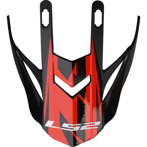 LS2 MX437 EVO PEAK ROAR BLACK RED