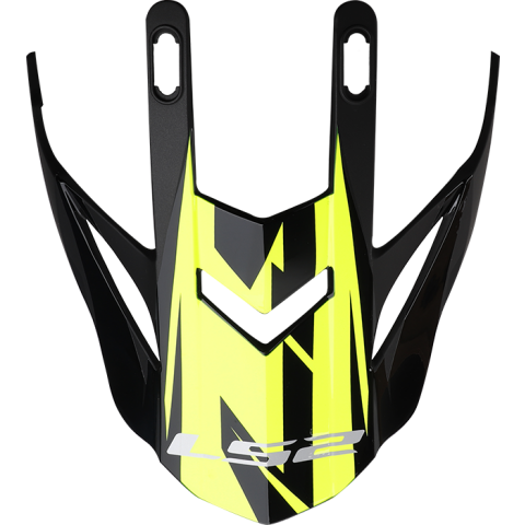 LS2 MX437 EVO PEAK ROAR BLACK H-V YELLOW