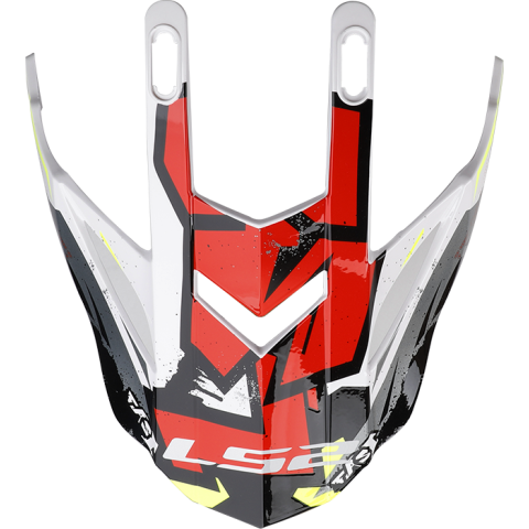 LS2 MX437 EVO PEAK CRUSHER BLACK RED