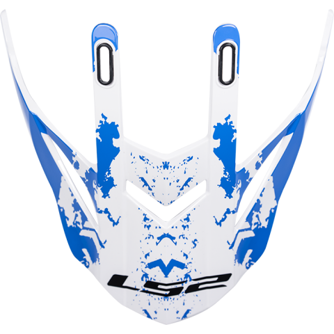 LS2 MX437 PEAK SPOT WHITE BLUE