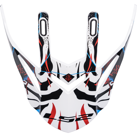 LS2 MX437 PEAK BEAST BLACK WHITE