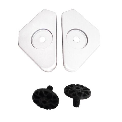 LS2 MX702 PLATE RATCHET SOLID WHITE+SCREWS