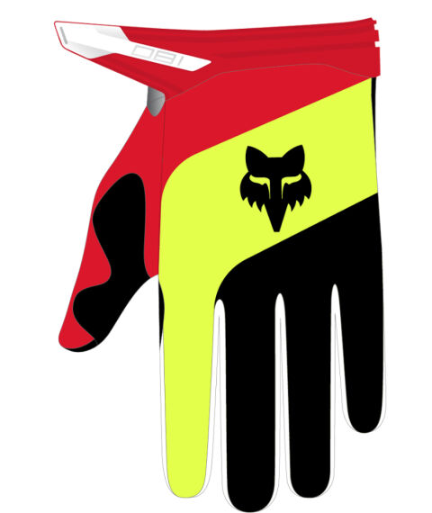 FOX 180 Ballast Glove - M, Black/Red MX24