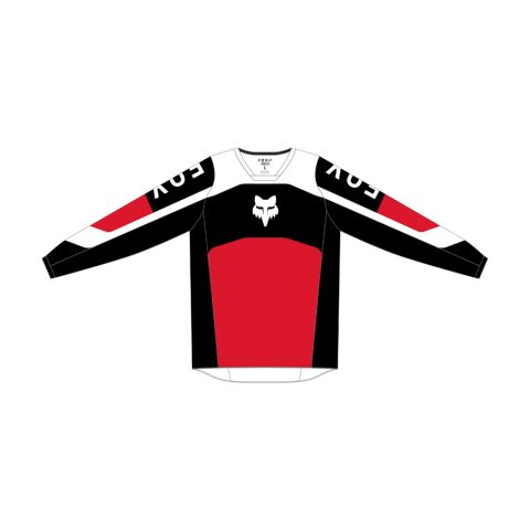 FOX 180 Nitro Jersey - Extd Sizes - L, Fluo RED MX24