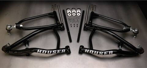 Houser A-Arms MX YFZ450,Raptor 700, Long Trav.,Slicast, +2,25´´Wide,+0´´F
