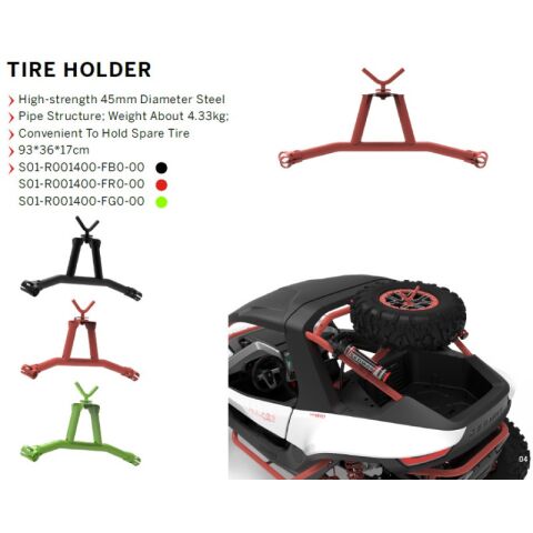 SEGWAY TIRE HOLDER red VILLAIN