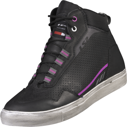 LS2 ZOE LADY BOOTS BLACK PURPLE 37