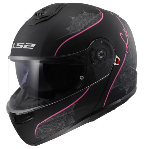 LS2 FF908 STROBE II LUX M.BLACK PINK-06 XXL