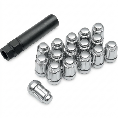 ITP 12mmX1.50 SPLINED 60 TAPERED CHROME LUG NUT BOX OF 16