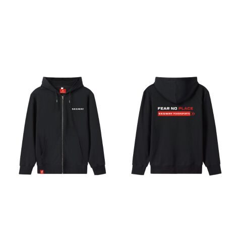 Segway Black zipper hoodie L