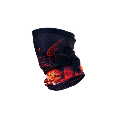 Leopard Printed Scarf & Mask