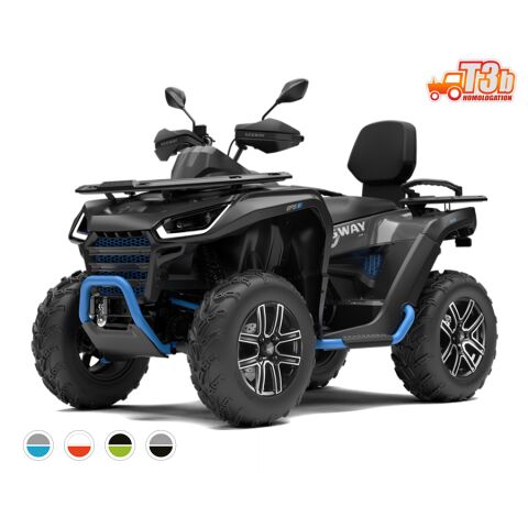 Segway Snarler AT6 L EPS, T3b, Silver/Blue