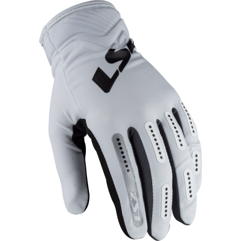 LS2 BEND MAN GLOVES WHITE GREY