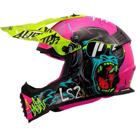 LS2 MX437 FAST II MINI GORILLA PURPLE-06 S