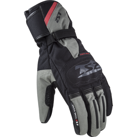 LS2 SNOW MAN GLOVES BLACK GREY XL
