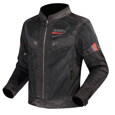 LS2 GARDA AIR MAN JACKET BLACK RED L